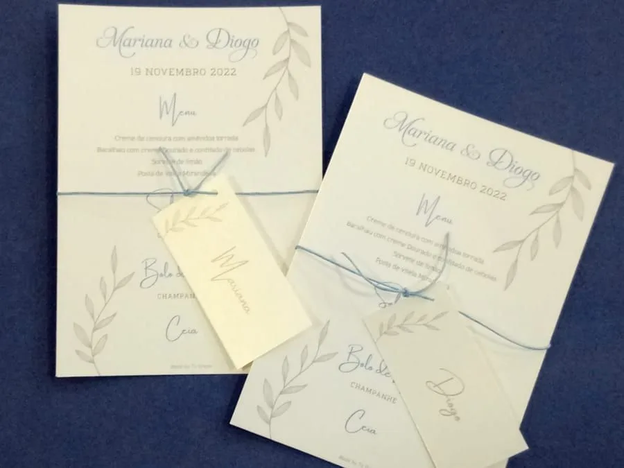 Conjunto de convites de casamento — To Dream